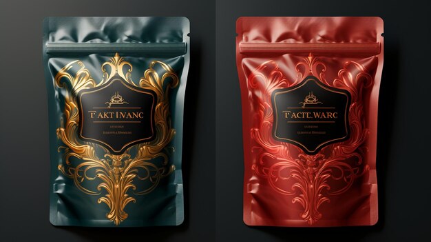 Photo lastic bag foil pouch bag packaging package for branding and identity