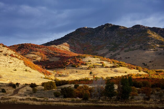 Fine stagione autunnale in montagna