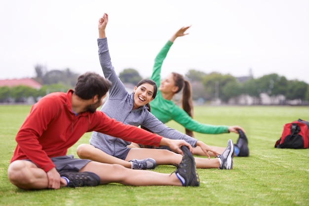 Laten we dit samen doen Jongeren die buiten sporten