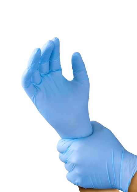 Photo latex glove