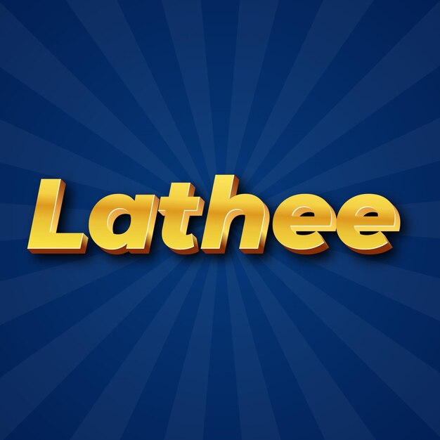Lathee text effect gold jpg attractive background card photo