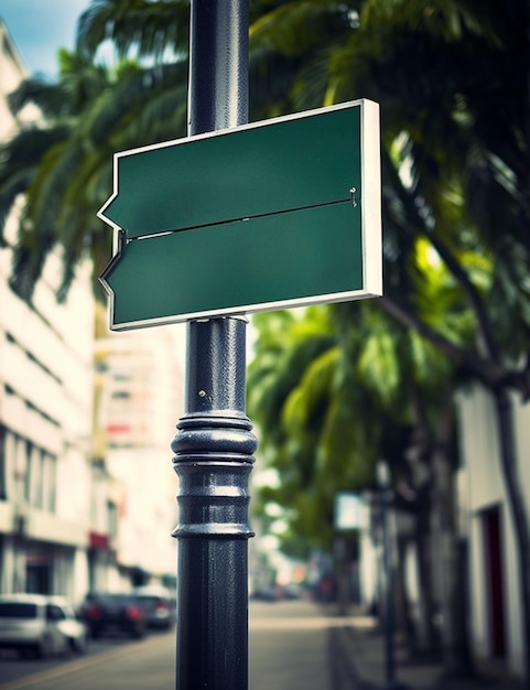 Latin America Street Sign mockup