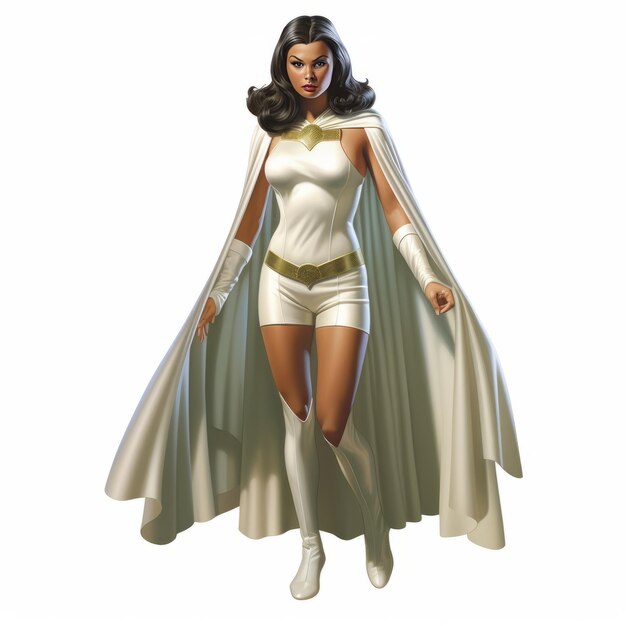 Latina Superheroine Chronicles The GoldenClad Avenger in Alex Ross Style