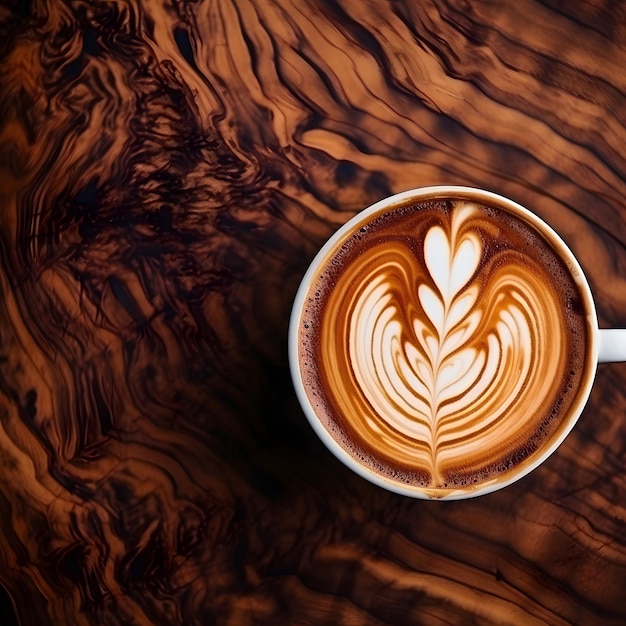 Latte Art Texture