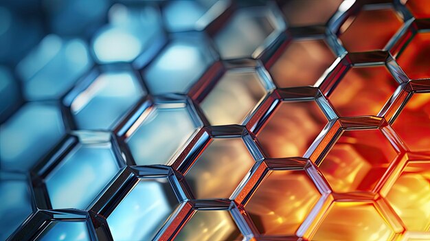 Photo lattice hexagon chemistry