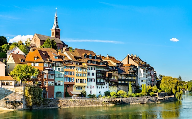 Laufenburg, een grensstad aan de Rijn in Duitsland