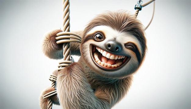 laughing sloth