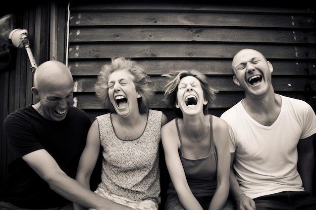 Photo laughter lines family days photo