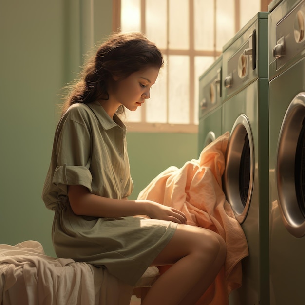 Laundry AI generated Image