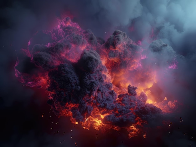 Lava clouds generative ai