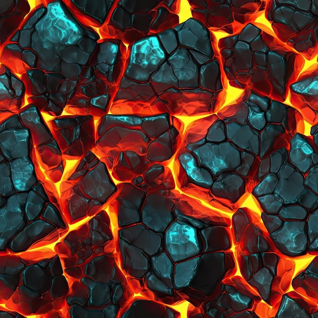 lava texture seamless pattern