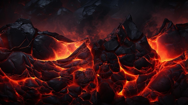 Photo lava texture