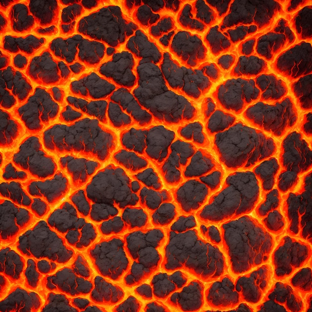 Foto lavapatroon met kleine stenen textuur voor grafisch ontwerp realistische lavavlam op zwart