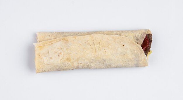 Lavash geïsoleerd op witte achtergrond