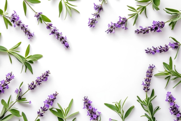 Lavendel Creatief lay-out gezond concept