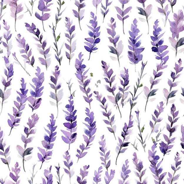 Lavendel illustratie patroon