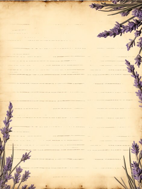 Lavendel papier mooi antiek vintage oude pagina scrapbooking junk journal achtergrond met kopie