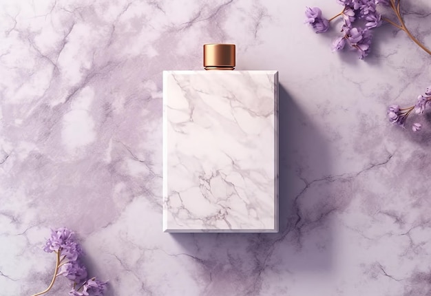 Lavendel parfum mock-up