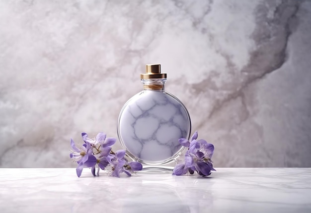 Lavendel parfum mock-up