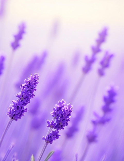 Lavendel sereniteit Blur abstracte achtergrond in kalmerende lavendel tinten