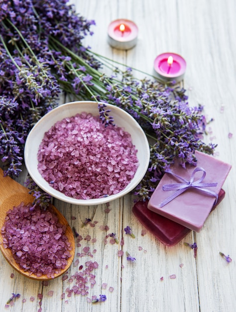 Lavendel spa-producten