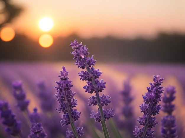 Lavendel Twilight Prachtige lavendelpaarse zonsonderganghemel boven de stad