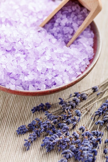 Lavender bath salt