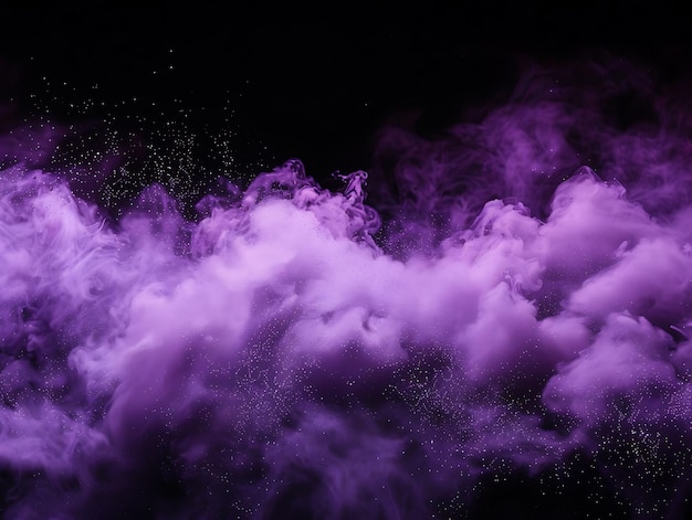 Lavender Dust Cloud Effect met Fluffy Clouds en Lavender C Effect FX Texture Film Filter BG Art