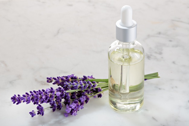 Photo lavender essential oil