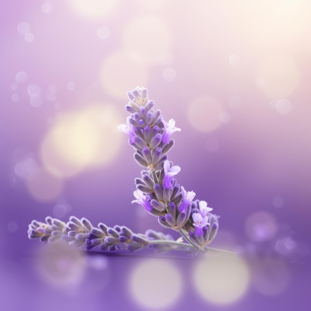 Lavender field background illustration ai generativexa