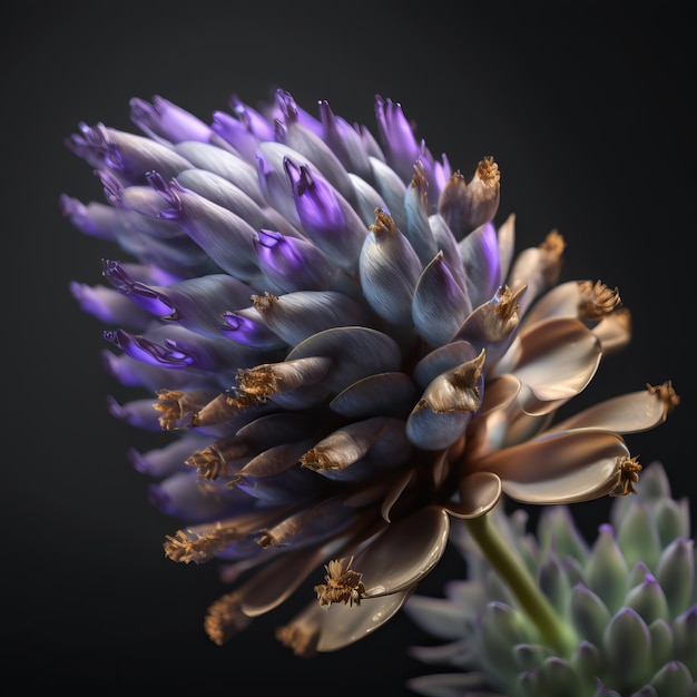 Lavender flower illustration. IA generative.