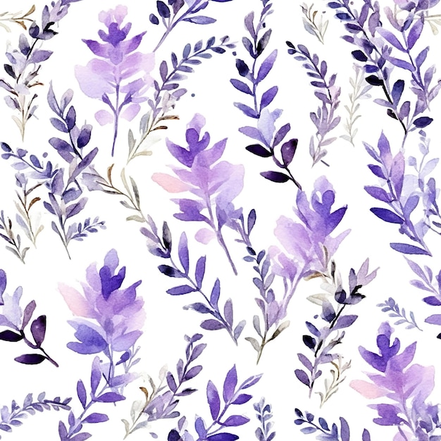 Lavender flower pattern tiles