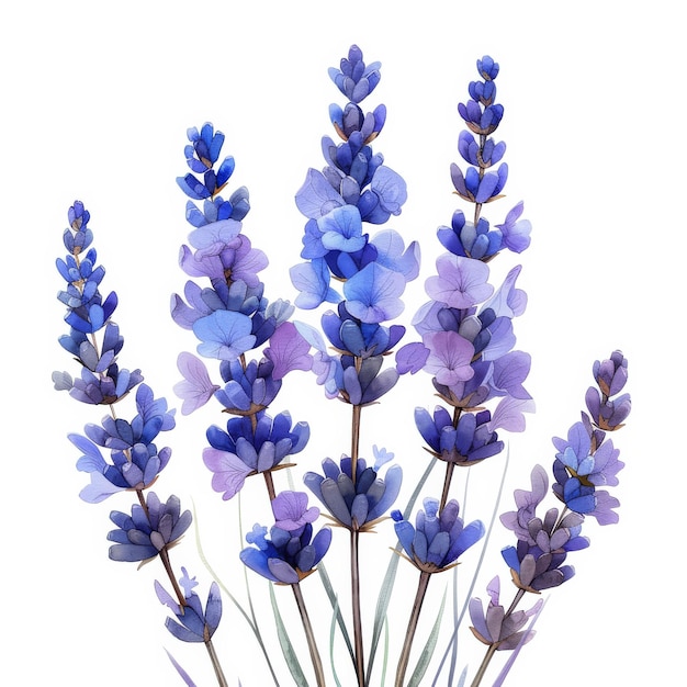 Lavender Flowers in a Vase