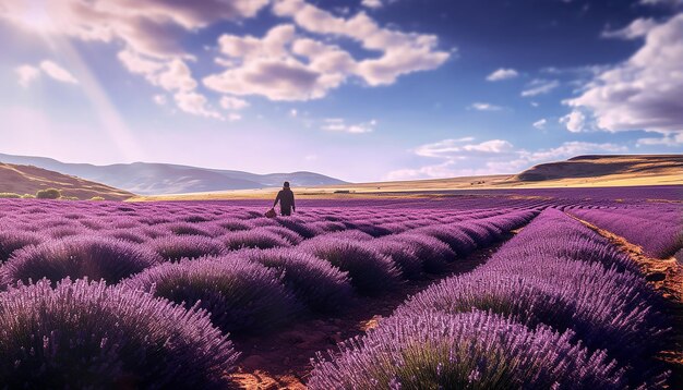 Lavender gardens in Turkey's Burdur province Turkey