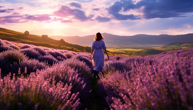 Lavender gardens in Turkey's Burdur province Turkey