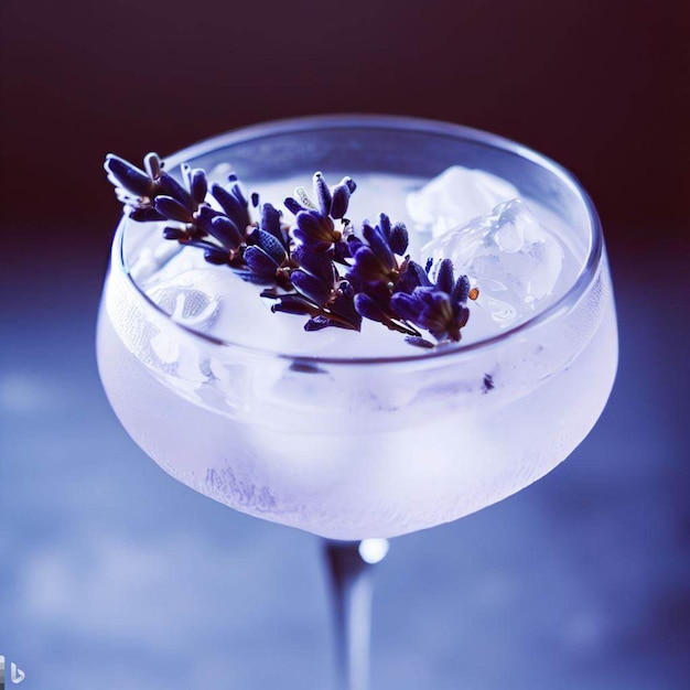 Foto idea per un cocktail con guarnizione alla lavanda 7