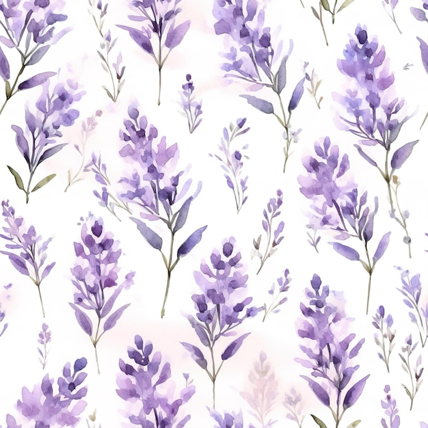 Photo lavender illustration pattern