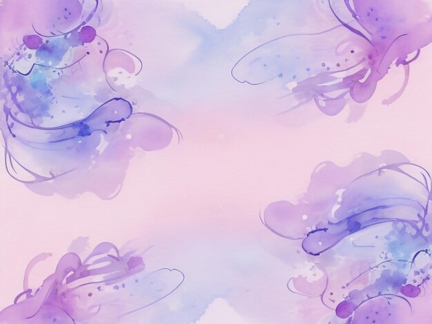 Lavender mist elegance abstract watercolor background in subtle lavender hues