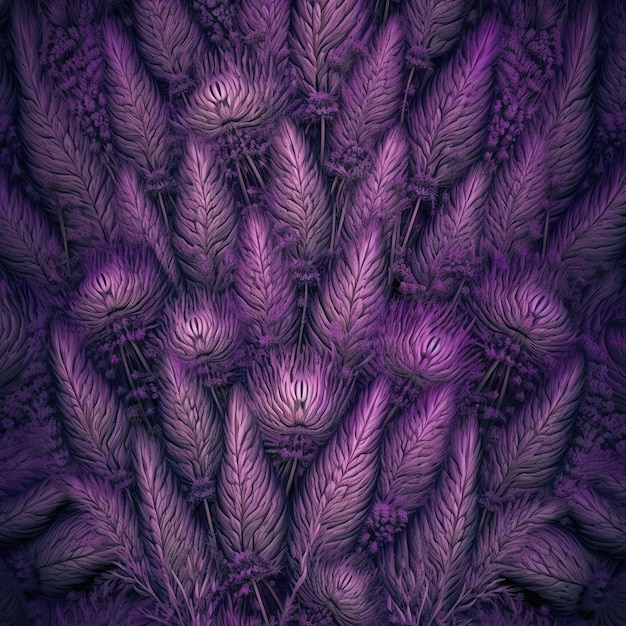 lavender pattern hyper realistic