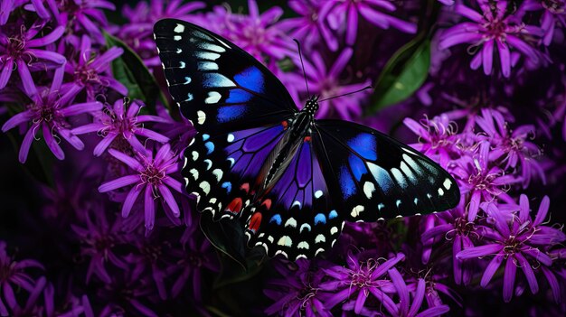 Photo lavender purple color palette