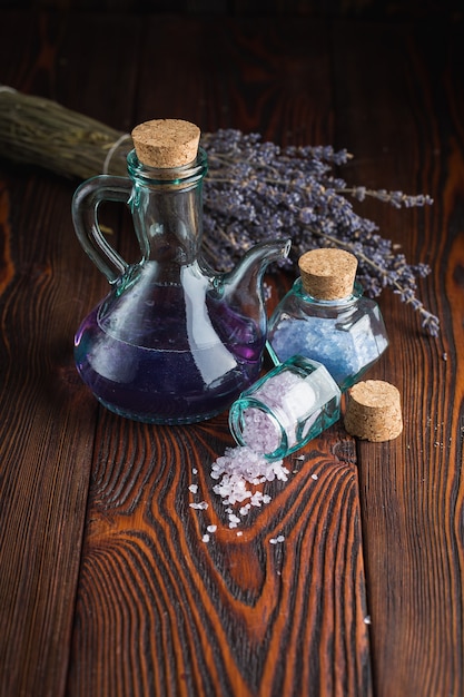 Lavender soap and sea salt