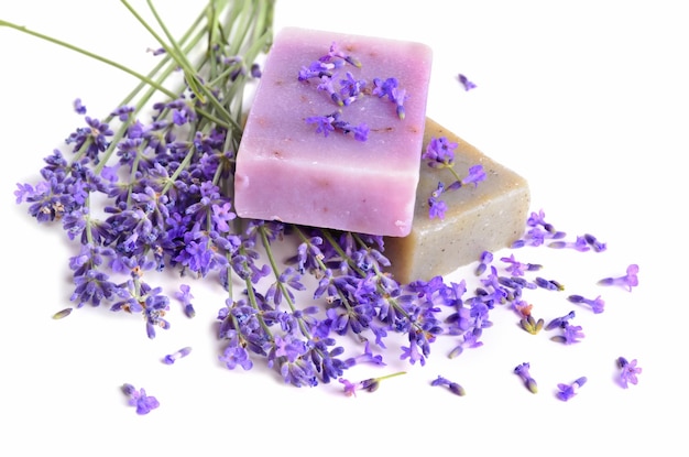 Photo lavender and soaps