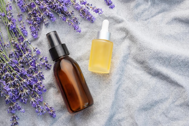 Lavender spa Lavender natural essential oil and fresh lavender