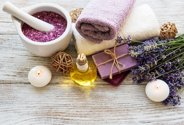 Lavender spa products