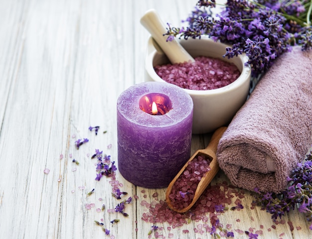 Lavender spa products