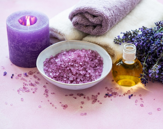 Lavender spa products