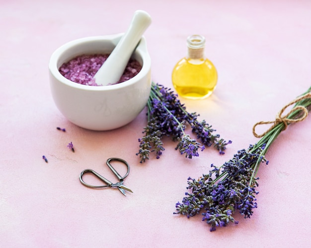 Lavender spa products