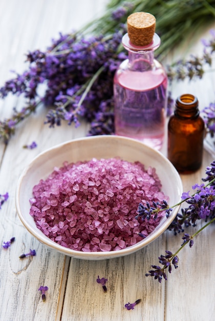 Lavender spa products