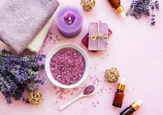 Lavender spa products