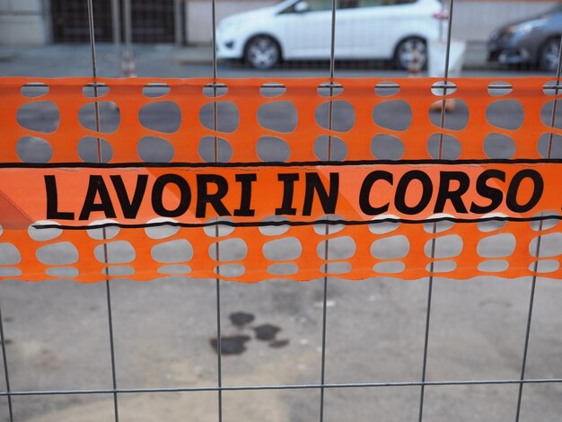 Lavori in corso Road works